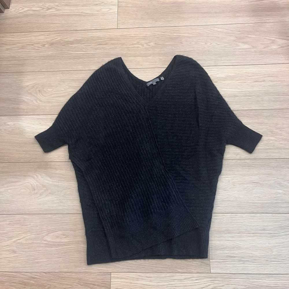 Vince Black 100% Cashmere Dolman Sleeve Sweater Women S Quiet Luxury Minimalist